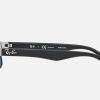 Rectangle Sunglasses Black Metal Sunglasses Womens Ray Ban G15 Polarized Lens RB3478