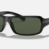 Rectangle Sunglasses Black Nylon Lens Sunglasses Ray Ban G 15 Lens Price RB4075