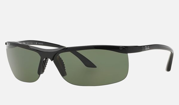 Ray-Ban Injected Sunglasses Black Rectangle Sunglasses Ray Ban G15 Polarized RB4085