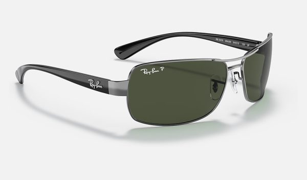 Small Rectangle Sunglasses Metal Sunglasses Womens Ray Ban G15 Polarized RB3379