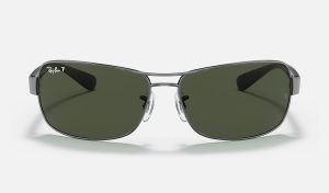Small Rectangle Sunglasses Metal Sunglasses Womens Ray Ban G15 Polarized RB3379