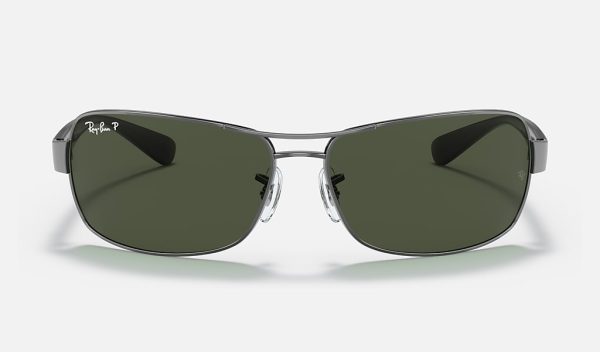 Small Rectangle Sunglasses Metal Sunglasses Womens Ray Ban G15 Polarized RB3379