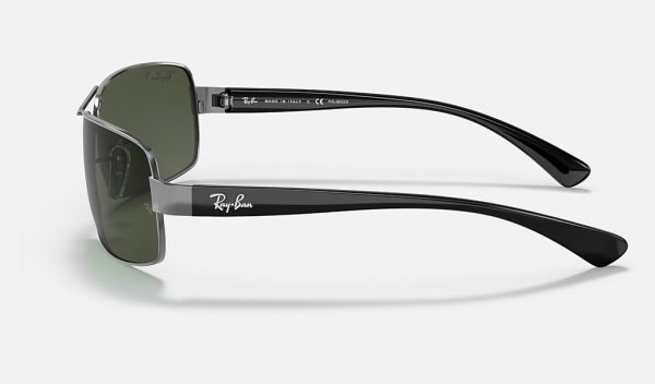 Small Rectangle Sunglasses Metal Sunglasses Womens Ray Ban G15 Polarized RB3379