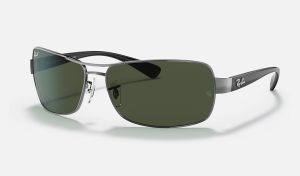 Small Rectangle Sunglasses Metal Sunglasses Womens Ray Ban G15 Polarized RB3379