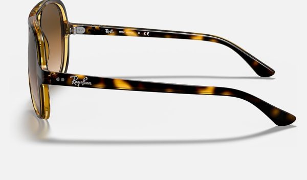Ray-Ban Sunglasses For Small Faces Female Gradient Lenses Pilot Sunglasses RB4125