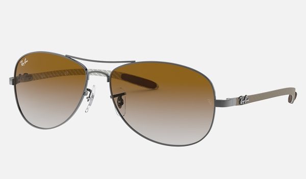 Ray-Ban Pilot Sunglasses Ray Ban Round Metal Sunglasses Gradient Brown Sunglasses RB8301