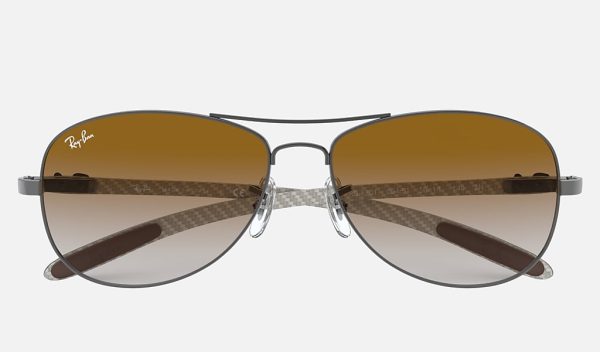 Ray-Ban Pilot Sunglasses Ray Ban Round Metal Sunglasses Gradient Brown Sunglasses RB8301