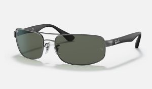Ray Ban 50Mm Rectangle Sunglasses Ray Ban Steel Man Sunglasses Classic Sunglasses RB3445