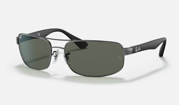 Ray Ban 50Mm Rectangle Sunglasses Ray Ban Steel Man Sunglasses Classic Sunglasses RB3445