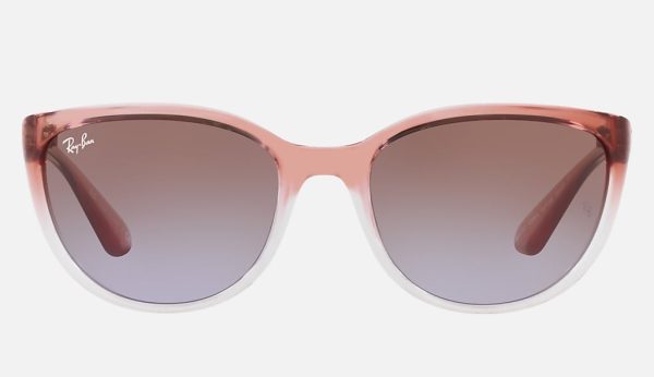 Ray-Ban Irregular Sunglasses Nylon Sunglasses Brown Gradient Sunglasses RB4167