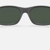 Rectangle Sunglasses Mens Nylon Frame Sunglasses Best Polarized Glass Lens Sunglasses RB2016