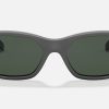 Rectangle Sunglasses Mens Nylon Frame Sunglasses Best Polarized Glass Lens Sunglasses RB2016