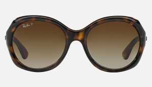 Ray Ban Round Polarized Nylon Lens Sunglasses Brown Gradient Sunglasses Gradient Mirror Sunglasses RB4191