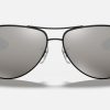 Ray-Ban Pilot Sunglasses Ray Ban Round Metal Gold Ray Ban Aviator Silver Mirror Polarized RB8313