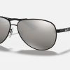 Ray-Ban Pilot Sunglasses Ray Ban Round Metal Gold Ray Ban Aviator Silver Mirror Polarized RB8313