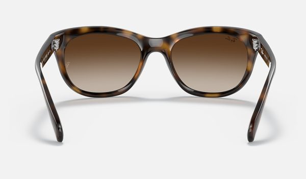 Square Face Sunglasses Nylon Frame Sunglasses Ray Ban Aviator Brown Gradient Polarized RB4216