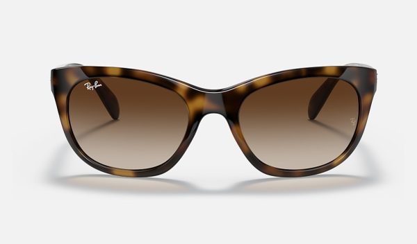 Square Face Sunglasses Nylon Frame Sunglasses Ray Ban Aviator Brown Gradient Polarized RB4216