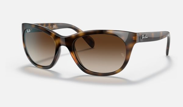 Square Face Sunglasses Nylon Frame Sunglasses Ray Ban Aviator Brown Gradient Polarized RB4216