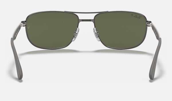 Oversized Square Sunglasses Mens Metal Sunglasses Glass Lens Sunglasses Polarized RB3528