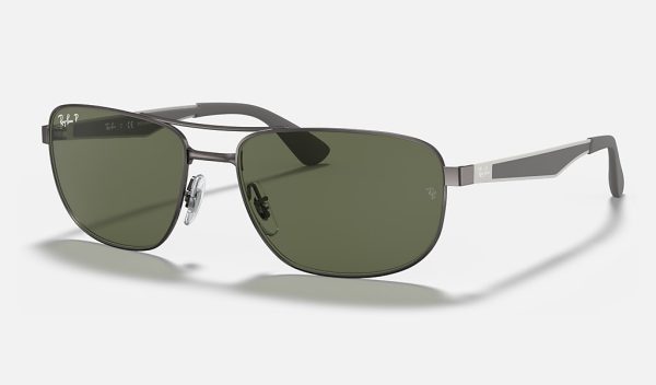 Oversized Square Sunglasses Mens Metal Sunglasses Glass Lens Sunglasses Polarized RB3528