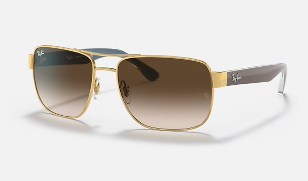 Ray Ban Square Sunglasses Mens Ray Ban Round Metal Gold Ray Ban Aviator Brown Gradient Polarized RB3530