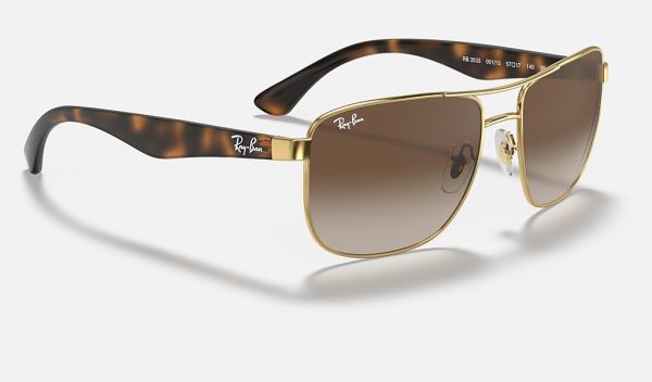 Square Sunglasses Ray Ban Metal Sunglasses Womens Gradient Sunglasses RB3533