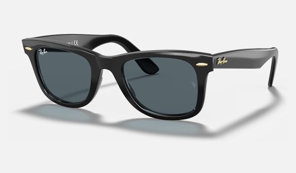 Ray-Ban RB2186 best wayfarer sunglasses Ray Ban State Street Polarized Wayfarer Sunglasses Mens – PolishedBlack,BlueGrey