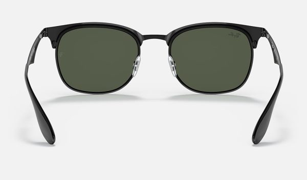 Black Square Sunglasses Ray-Ban Metal Sunglasses Sunglasses With Real Glass Lenses RB3538