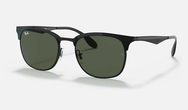 Black Square Sunglasses Ray-Ban Metal Sunglasses Sunglasses With Real Glass Lenses RB3538