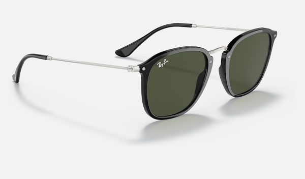 Ray-Ban Pilot Sunglasses Ray Ban Round Metal Black Aviator Gradient Sunglasses Oversized Gradient Sunglasses RB2448N