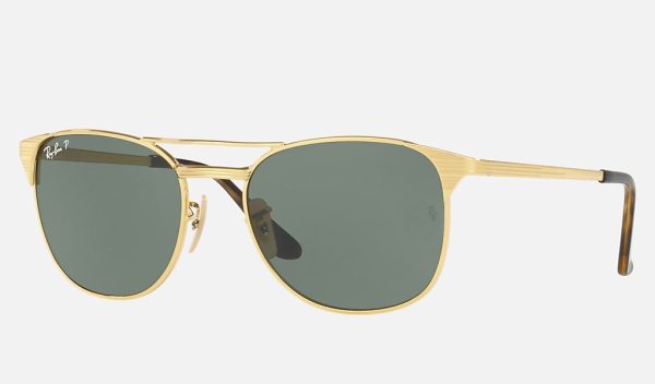 Square Sunglasses Ray-Ban Wayfarer Green Ray Ban Glass Lens Sunglasses RB3429M