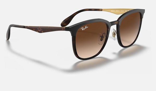 Retro Square Sunglasses Ray-Ban Injected Sunglasses Polarized Gradient Sunglasses RB4278