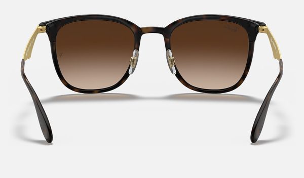 Retro Square Sunglasses Ray-Ban Injected Sunglasses Polarized Gradient Sunglasses RB4278