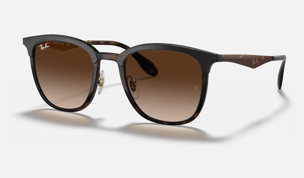 Retro Square Sunglasses Ray-Ban Injected Sunglasses Polarized Gradient Sunglasses RB4278