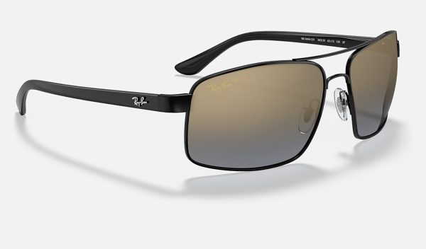 Ray Ban Square Polarized Sunglasses Ray Ban Round Metal Gold Chromance Lenses RB3604CH