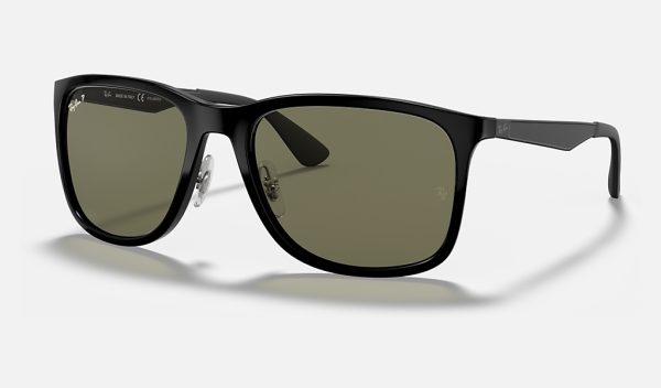 Ray Ban Square 1971 Nylon Sunglasses Frame Ray Ban G15 Polarized RB4313
