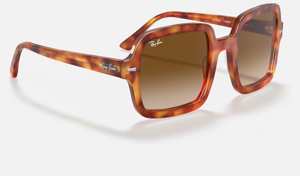 Square Shape Sunglasses Ray Ban Havana Mens Gradient Sunglasses RB2188