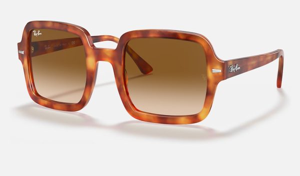 Square Shape Sunglasses Ray Ban Havana Mens Gradient Sunglasses RB2188