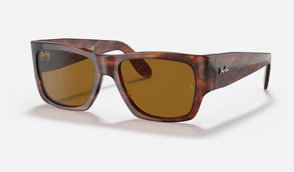 Ray-Ban wayfarer sunglasses havana striped havana ray ban Nomad sunglasses RB2187