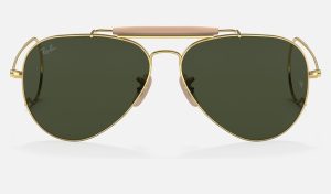 Ran-Ban Aviation Collection Green Classic G15 polarized sunglasses for driving RB3030
