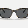 Ray Ban Square Sunglasses Mens Ray Ban Brown Wayfarer Best Sunglasses With Glass Lenses RB2190