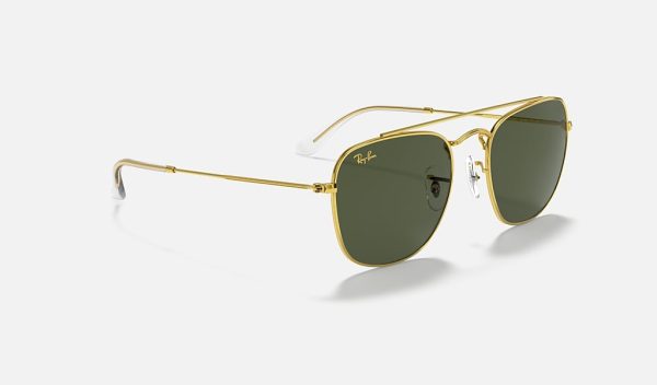 Square Sunglasses Vintage Metal Elvis Sunglasses Ray Ban G15 Polarized RB3557