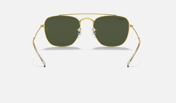 Square Sunglasses Vintage Metal Elvis Sunglasses Ray Ban G15 Polarized RB3557