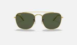Square Sunglasses Vintage Metal Elvis Sunglasses Ray Ban G15 Polarized RB3557