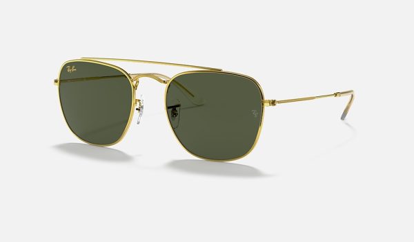 Square Sunglasses Vintage Metal Elvis Sunglasses Ray Ban G15 Polarized RB3557