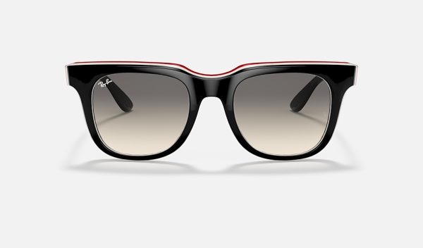 Ray Ban Blue Gradient Sunglasses Mens Square Sunglasses Nylon Sunglasses Frame Gradient Gray Sunglasses RB4368