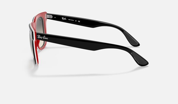 Ray Ban Blue Gradient Sunglasses Mens Square Sunglasses Nylon Sunglasses Frame Gradient Gray Sunglasses RB4368