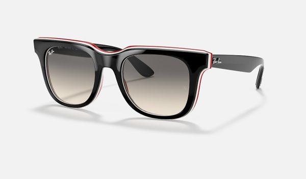 Ray Ban Blue Gradient Sunglasses Mens Square Sunglasses Nylon Sunglasses Frame Gradient Gray Sunglasses RB4368