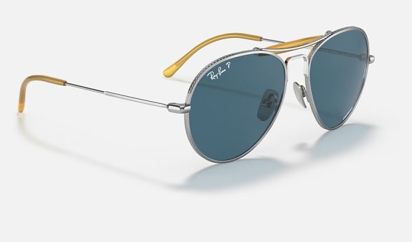 Ray-Ban Aviator Polarised Ray Ban Titanium Sunglasses Classic Aviator Sunglasses RB8063