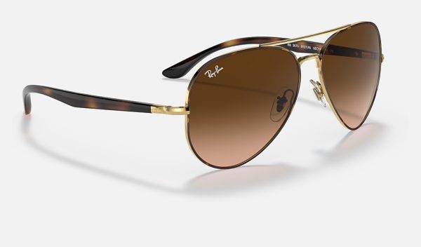Ray-Ban Metal Sunglasses Pink Aviators Sunglasses Oversized Gradient Sunglasses RB3675